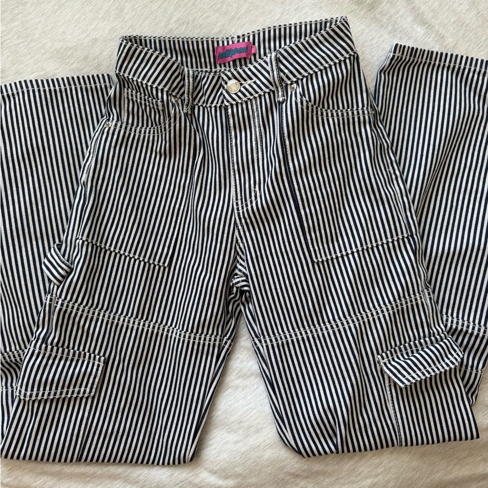 Edikited Striped Cargo Pants